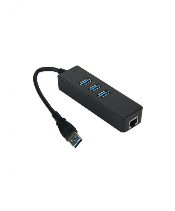 USB 3.0 3-Port HUB with Gigabit Ethernet Adapter