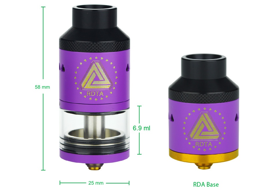 IJOY Limitless RDTA Classic Edition 6.9ml 6 9ml RDTA 25 mm RDA Base