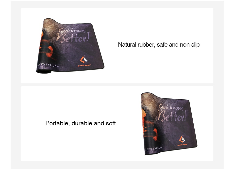 GeekVape Building Mat e Natural rubber  safe and non slip Portable  durable and soft