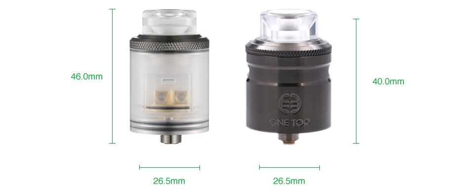 Onetop Vape Gemini RDTA 26 5mm 265mm