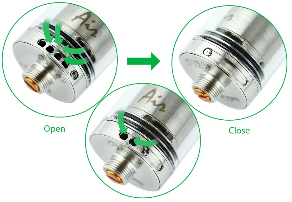 SMOKJOY Air 50 Kit 1200mAh Open Close