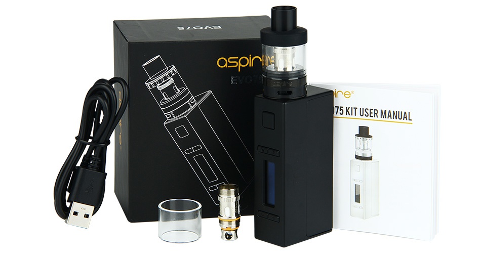 Aspire EVO75 Kit with Atlantis EVO Tank And NX75 MOD aspiny 75 KIT USER MAI