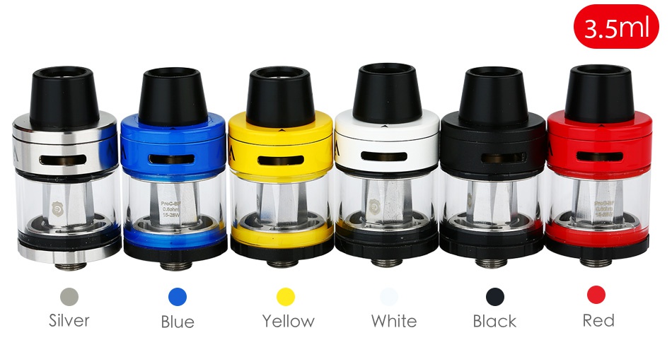 Joyetech CUBIS 2 Atomizer 2ml/3.5ml 3 5m Silver Blue Yellow White Black Red