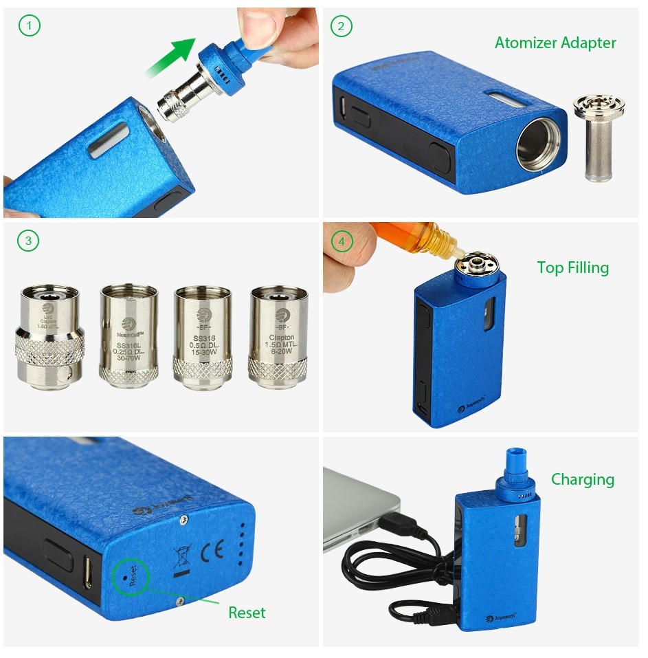 Joyetech eGrip II Light 80W VT Kit 2100mAh eGripnl ua gRip lI C n gRip Il Eone eGip