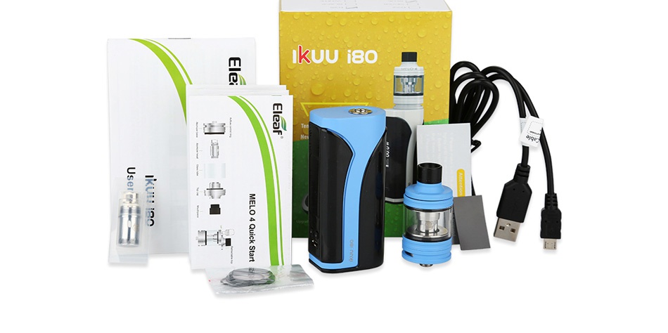 Eleaf iKuu i80 with Melo 4 TC Kit 3000mAh IkU i8o   4