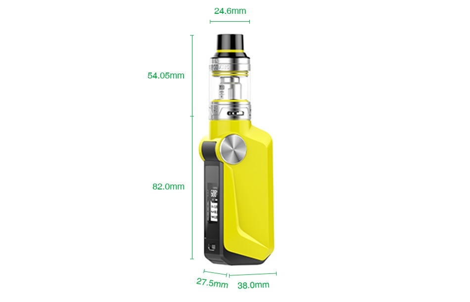 VOOPOO MOJO 88W with UFORCE TC Starter Kit 2600mAh 24 6mm 54 05m m38 0m