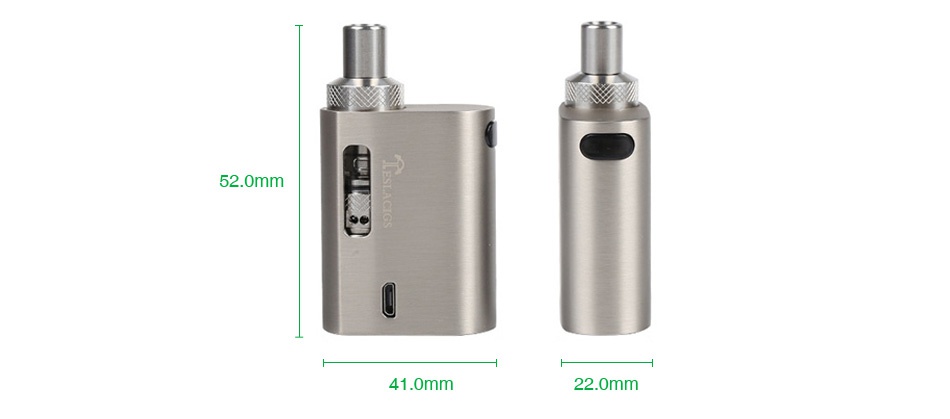 Tesla AT Starter Kit 900mAh Q Gun metal