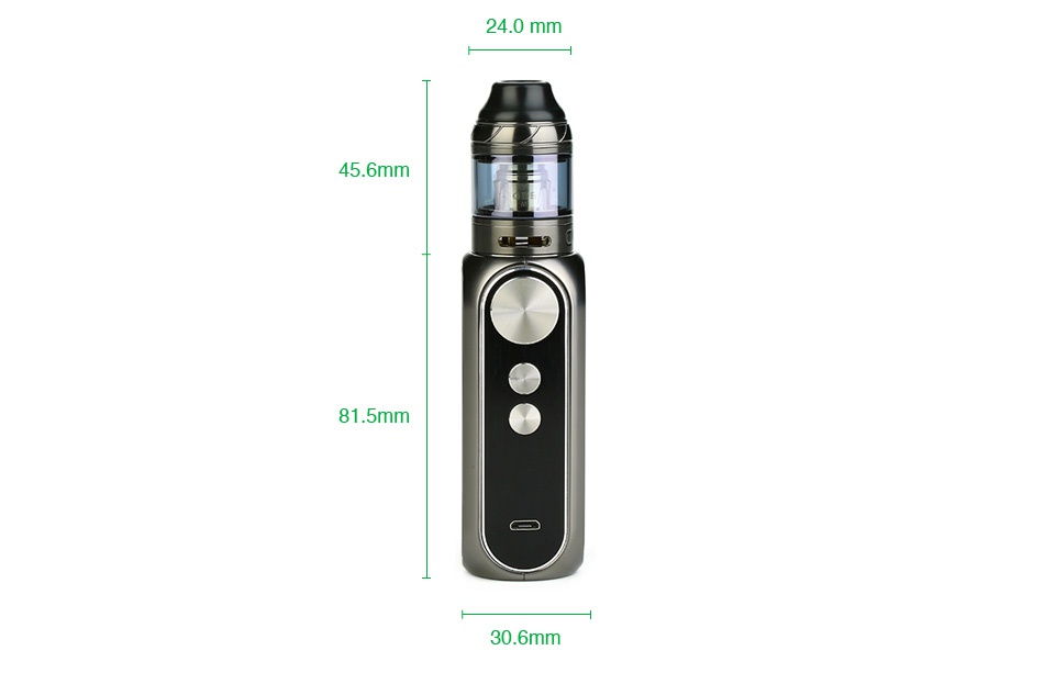 OBS Cube VW Kit with Mesh Tank 3000mAh 24 0mm 45 6mm 81 5mm 30 6mm