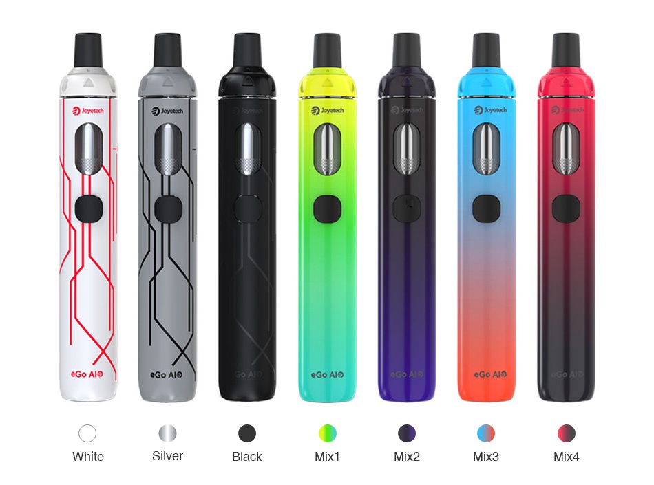 Joyetech eGo AIO Starter Kit 1500mAh (10th Anniversary Edition) h Go AID White Silver Mix 3 Mix