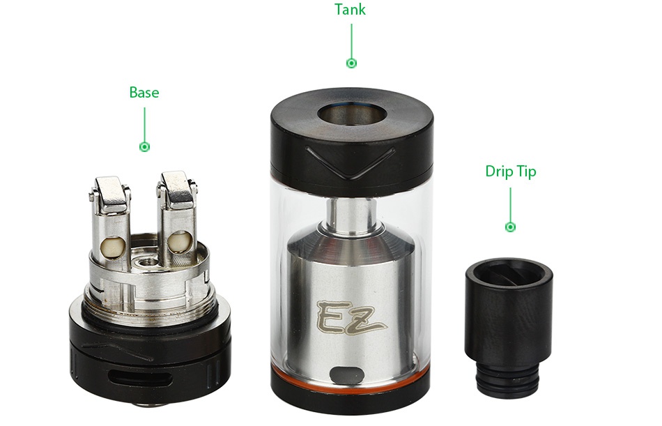 UD EZ RTA Tank 4ml Tank Base Drip ti z