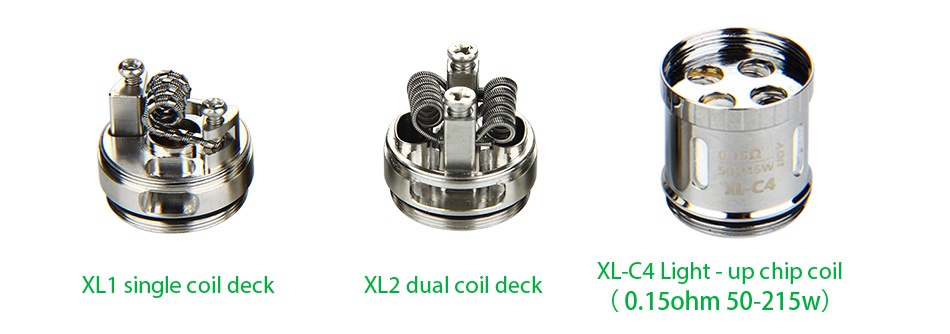 IJOY Limitless XL Tank/RTA 4ml XL C4 Ligh hip coil XL1 single coil deck dual coil deck  0 15ohm50 215W