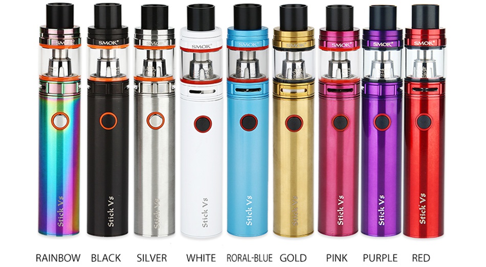 SMOK Stick V8 Starter Kit With TFV8 Big Baby 3000mAh sMOK Belgium Color Rasta color Rasta color Camouflage  red  green