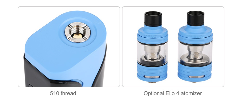 Eleaf iKuu i80 TC Box MOD 3000mAh 510 thread Optional Ello 4 atomizer