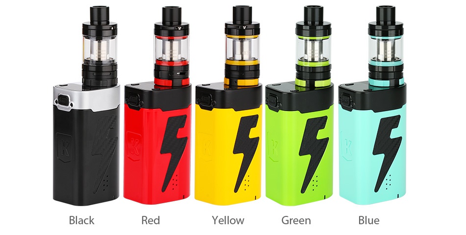 Kangertech FIVE 6 VW Starter Kit Black Red Yellow Green Blue