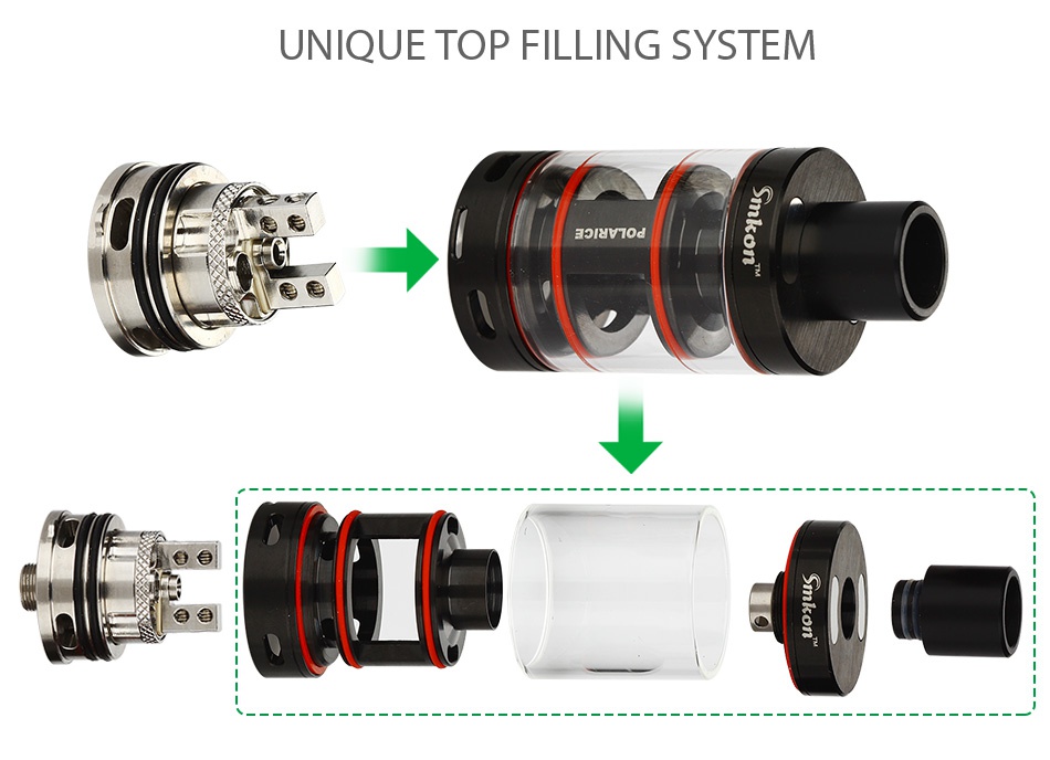 Smkon Polarice RTA 2ml UNIQUE TOP FILLING SYSTEM  WTod e