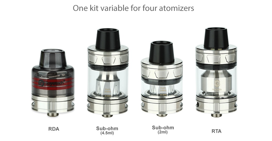 Joyetech ProCore Remix RTA/RDA/Subohm Atomizer One kit variable for four atomizers RDA Sub ohm Sub ohm  4 5m