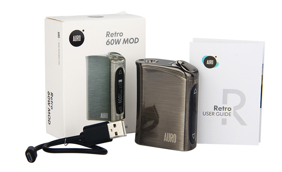 AURO Retro 60W TC Box MOD 2200mAh Retro 60W MOD Retro USER GUIDE