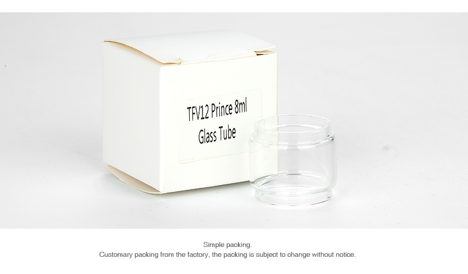 Pyrex Glass Tube for SMOK TFV12 PRINCE 5ml/8ml Customary packing from the factory  the packing is subject to change without notice