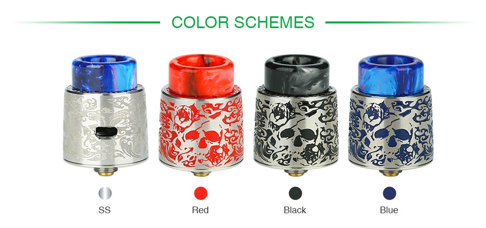 StageVape Venus RDA COLOR SCHEMES Black