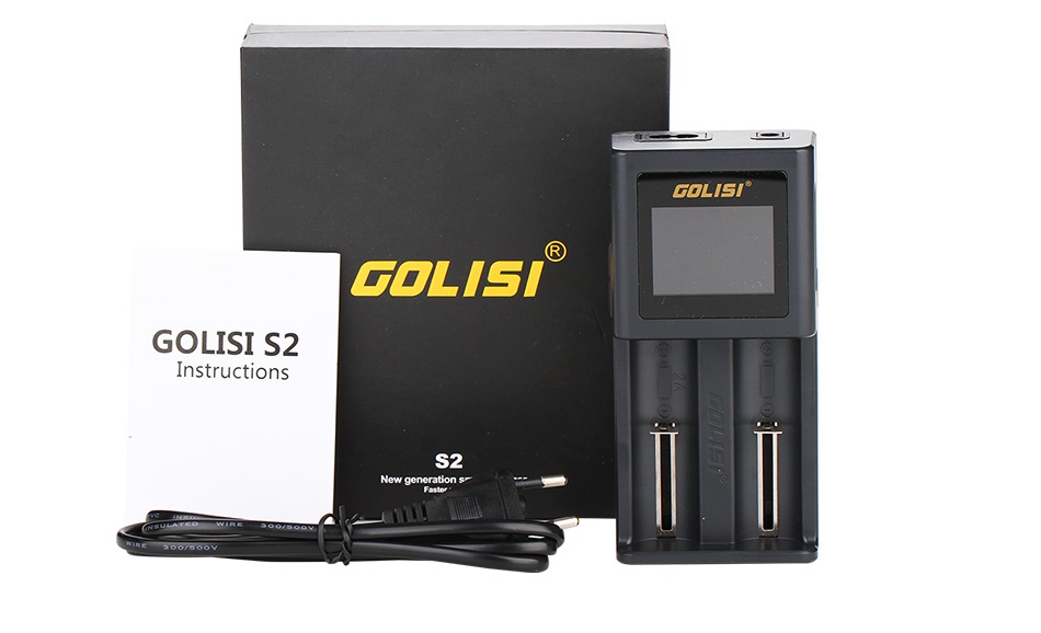 Golisi S2 2.0A Smart Charger with LCD Screen FOLISI oLSI GOLISI S2 Instructions