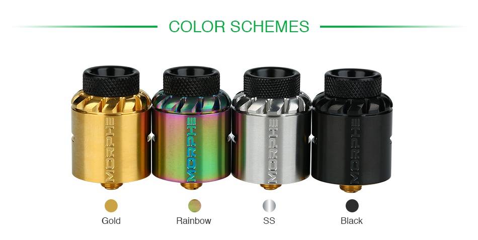 Tigertek Morphe RDA COLOR SCHEMES