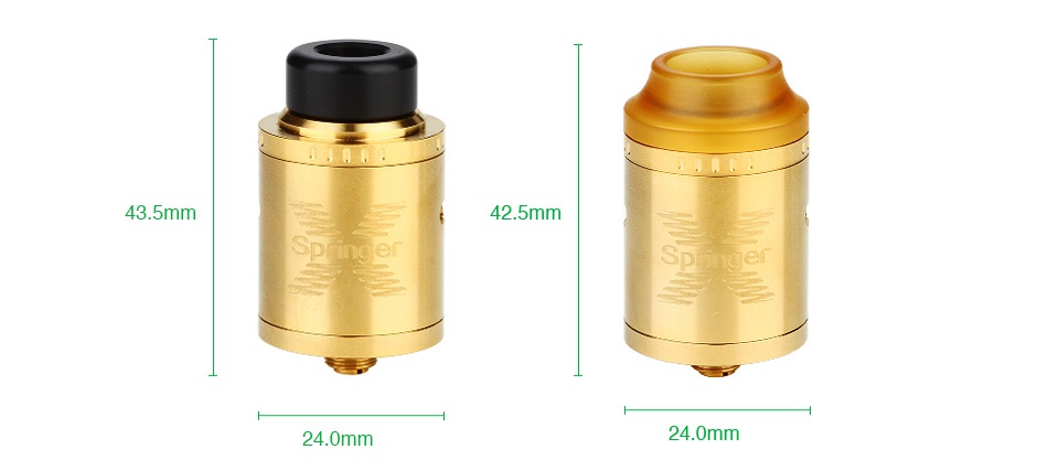 Tigertek Springer X RDA 43 5mm 42 5mm 24 0mm 24 0mm