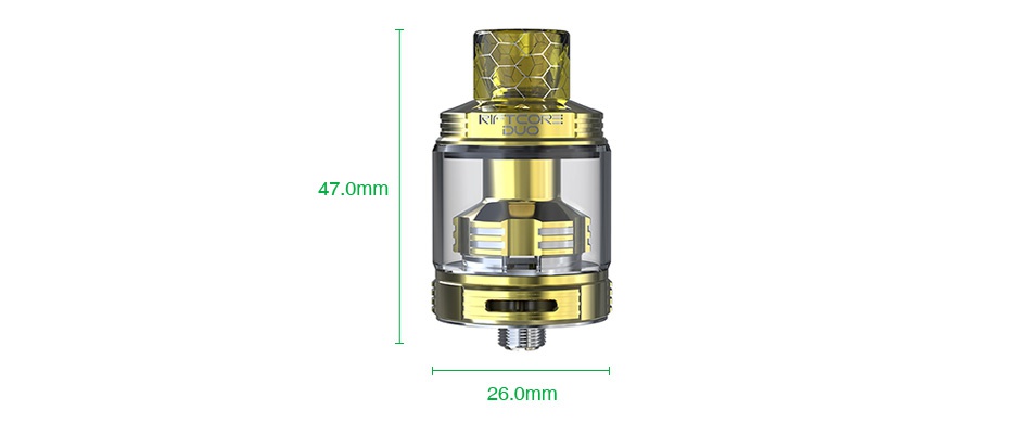 Joyetech Riftcore Duo Atomizer 3.5ml 47 0mm 26 0mm