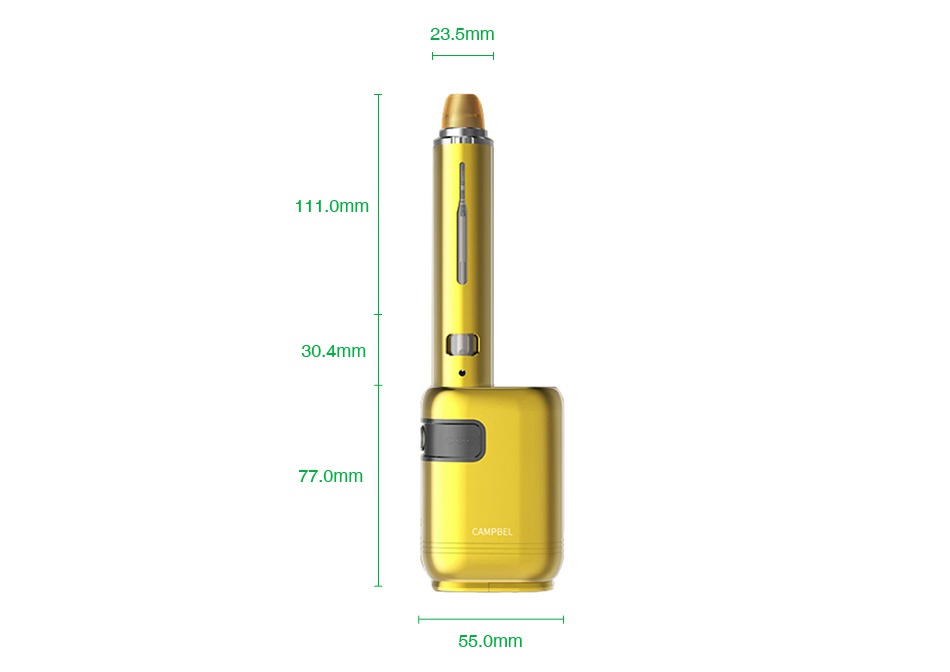 Smoant Campbel 80W VW Kit 5mm 111 0mm 30 4mm 7 0mm 55 omm